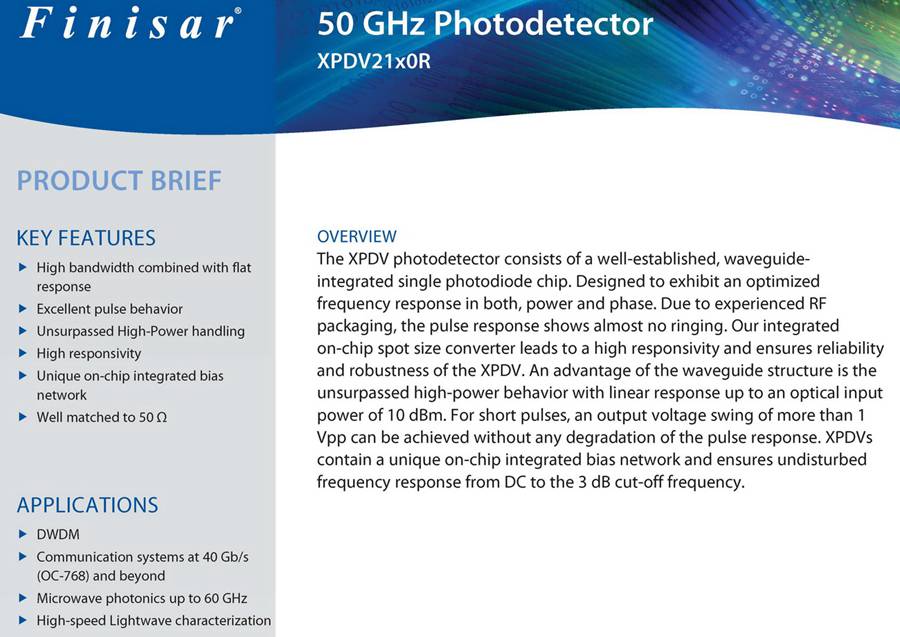 XPDV21x0R_50GHz_Photodetector-_Page_1